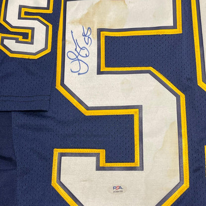 Junior Seau Signed Jersey PSA San Diego Chargers Autographed