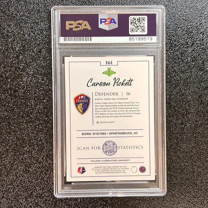 2021 Parkside NWSL Premier Edition #161 Carson Pickett signed Card PSA/DNA AUTO