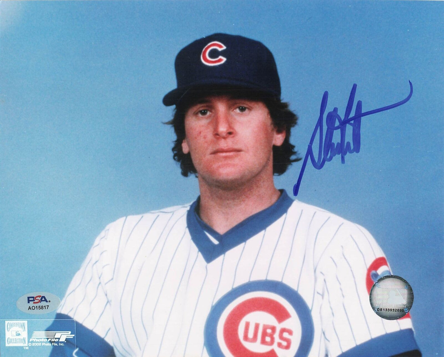 STEVE TROUT signed 8x10 photo PSA/DNA Chicago Cubs Autographed