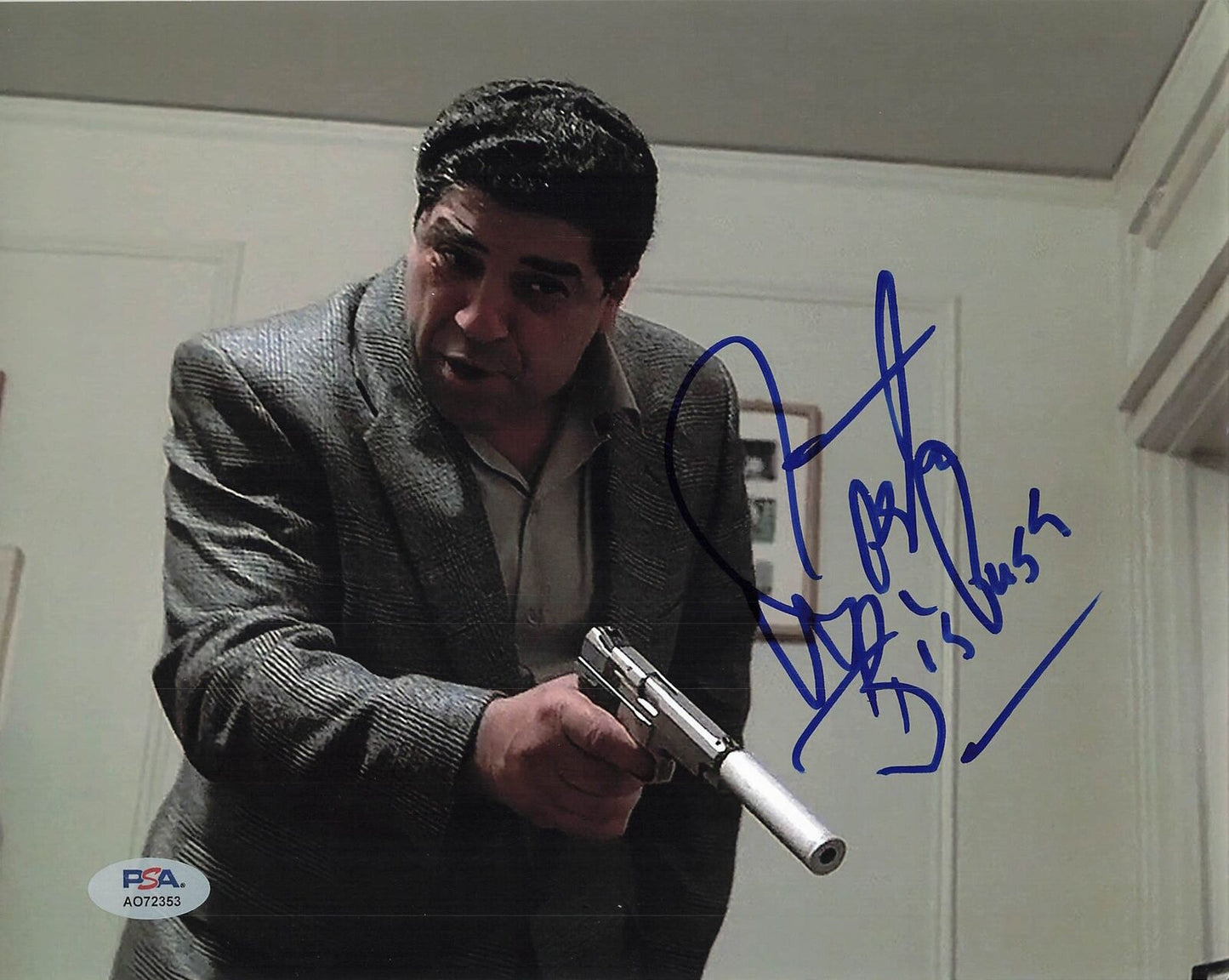 Vincent Pastore signed 8x10 photo PSA/DNA Autographed Sopranos