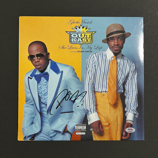 Big Boi signed The Lives in My Lap Vinyl Insert PSA/DNA Autographed Rapper Outka