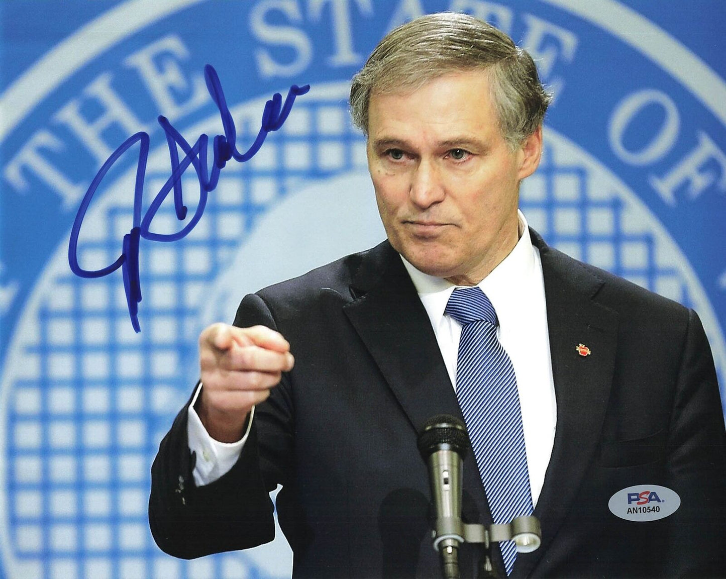 Jay Inslee signed 8x10 photo PSA/DNA Autographed