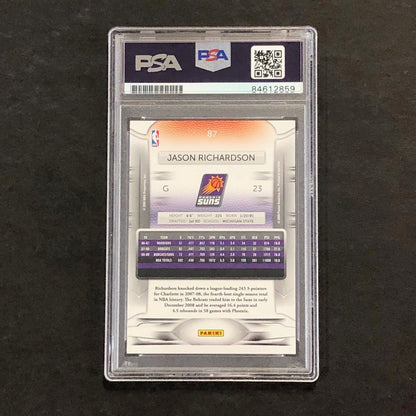 2009-10 Panini Prestige #87 Jason Richardson Signed Card AUTO PSA Slabbed Suns