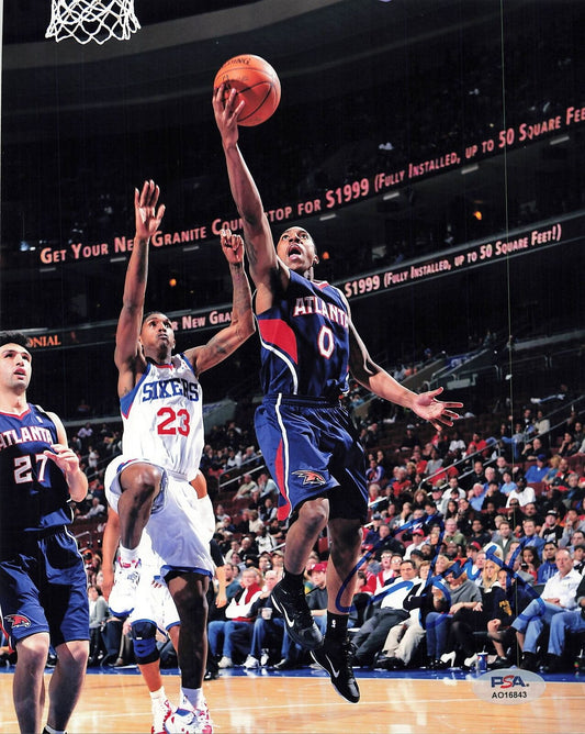 Jeff Teague signed 8x10 photo PSA/DNA Atlanta Hawks Autographed