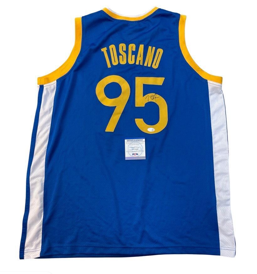 Juan Toscano Anderson signed jersey PSA/DNA Golden State Warriors Autographed