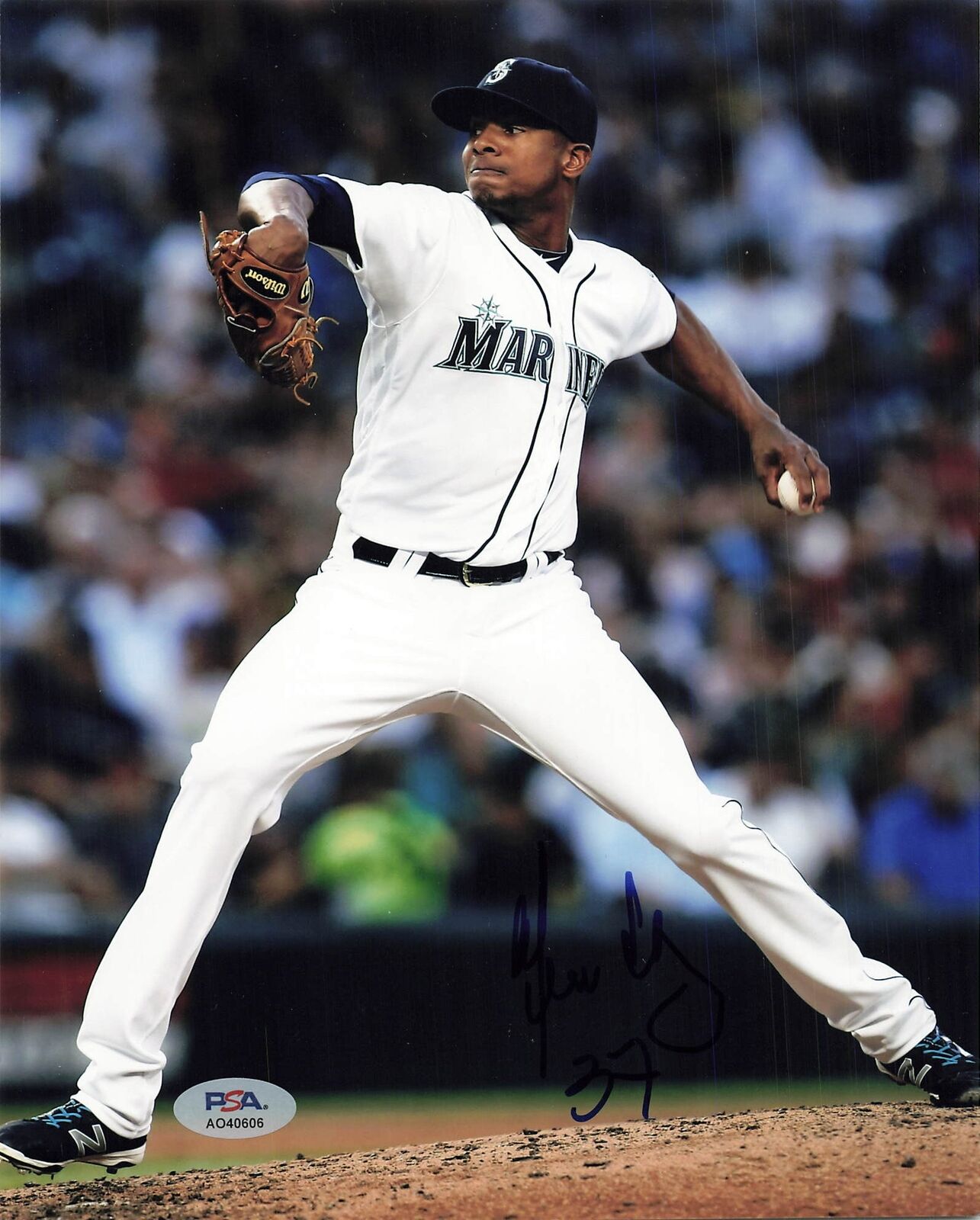 Ariel Miranda signed 8x10 photo PSA/DNA Seattle Mariners Autographed