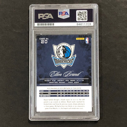 2012-13 Panini Prestige #20 Elton Brand Signed Card AUTO 10 PSA Slabbed