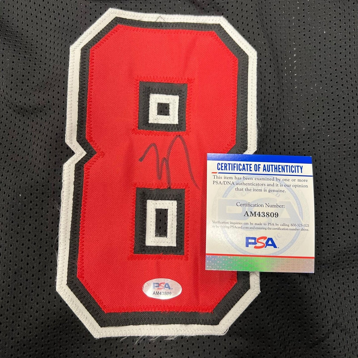 Zach Lavine signed jersey PSA/DNA Chicago Bulls Autographed