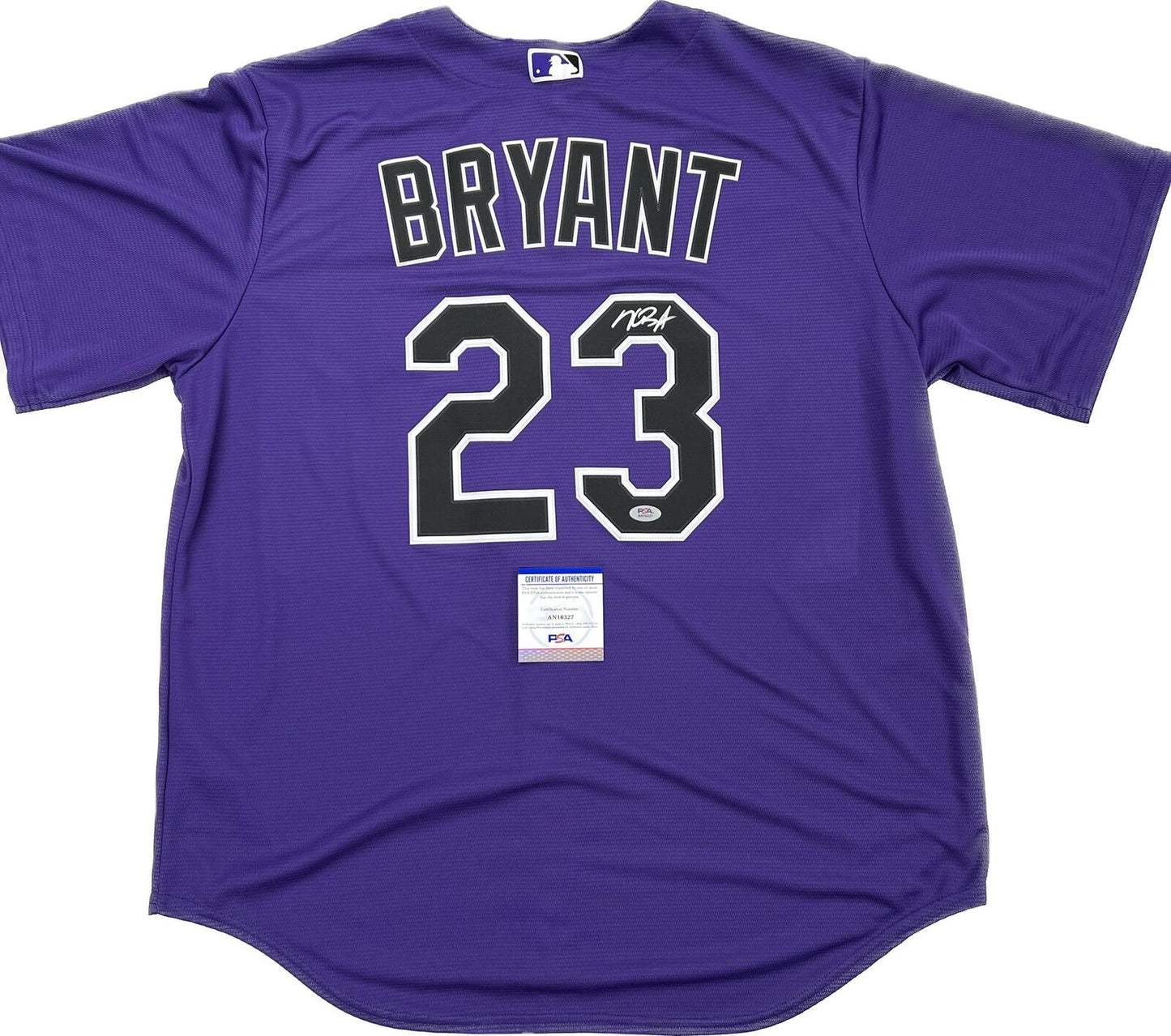 Kris Bryant signed jersey PSA Colorado Rockies Autographed