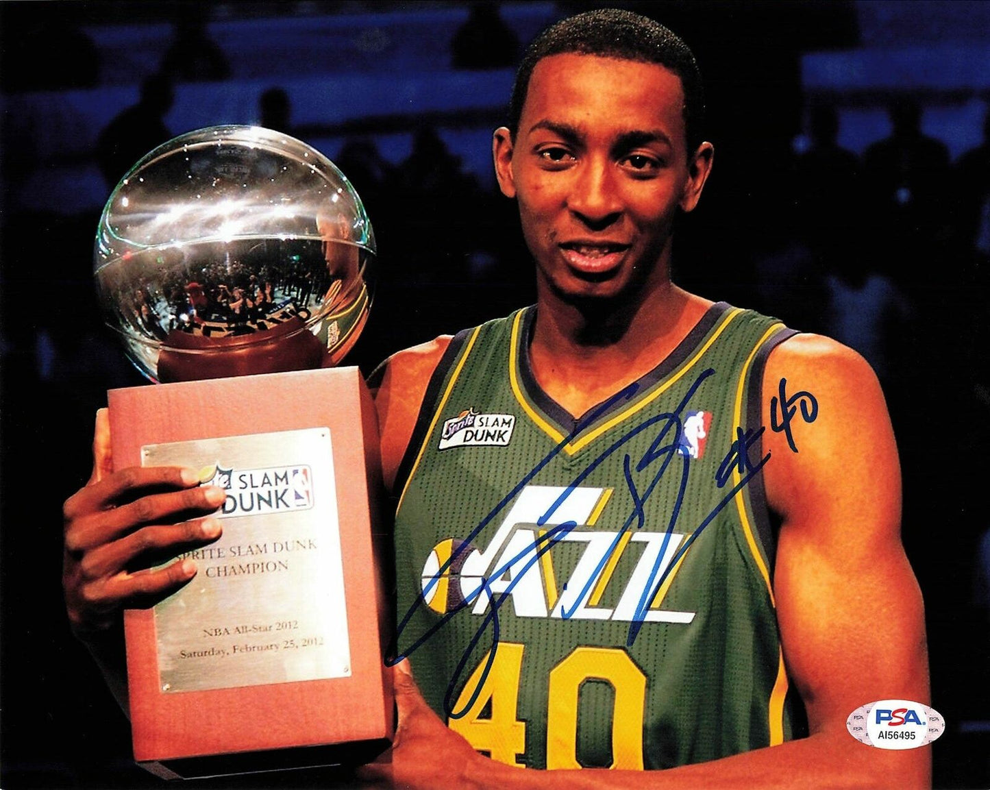 Jeremy Evans signed 8x10 photo PSA/DNA Utah Jazz Autographed