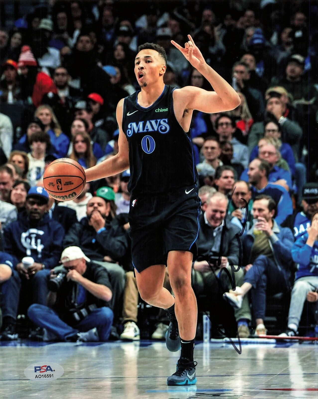 Dante Exum signed 8x10 photo PSA/DNA Mavericks Autographed