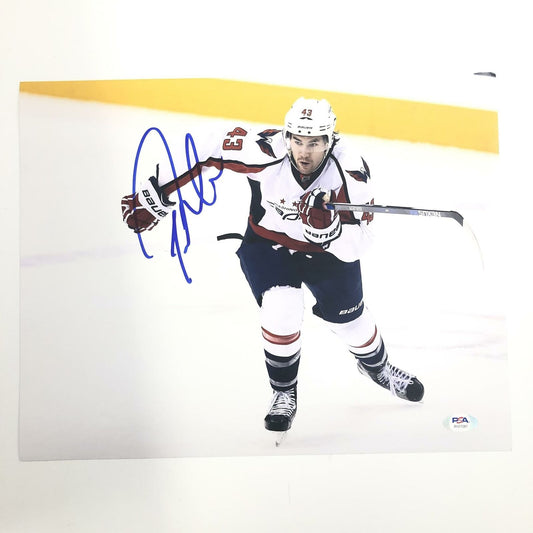 Tom Wilson signed 11x14 photo PSA/DNA Washington Capitals Autographed