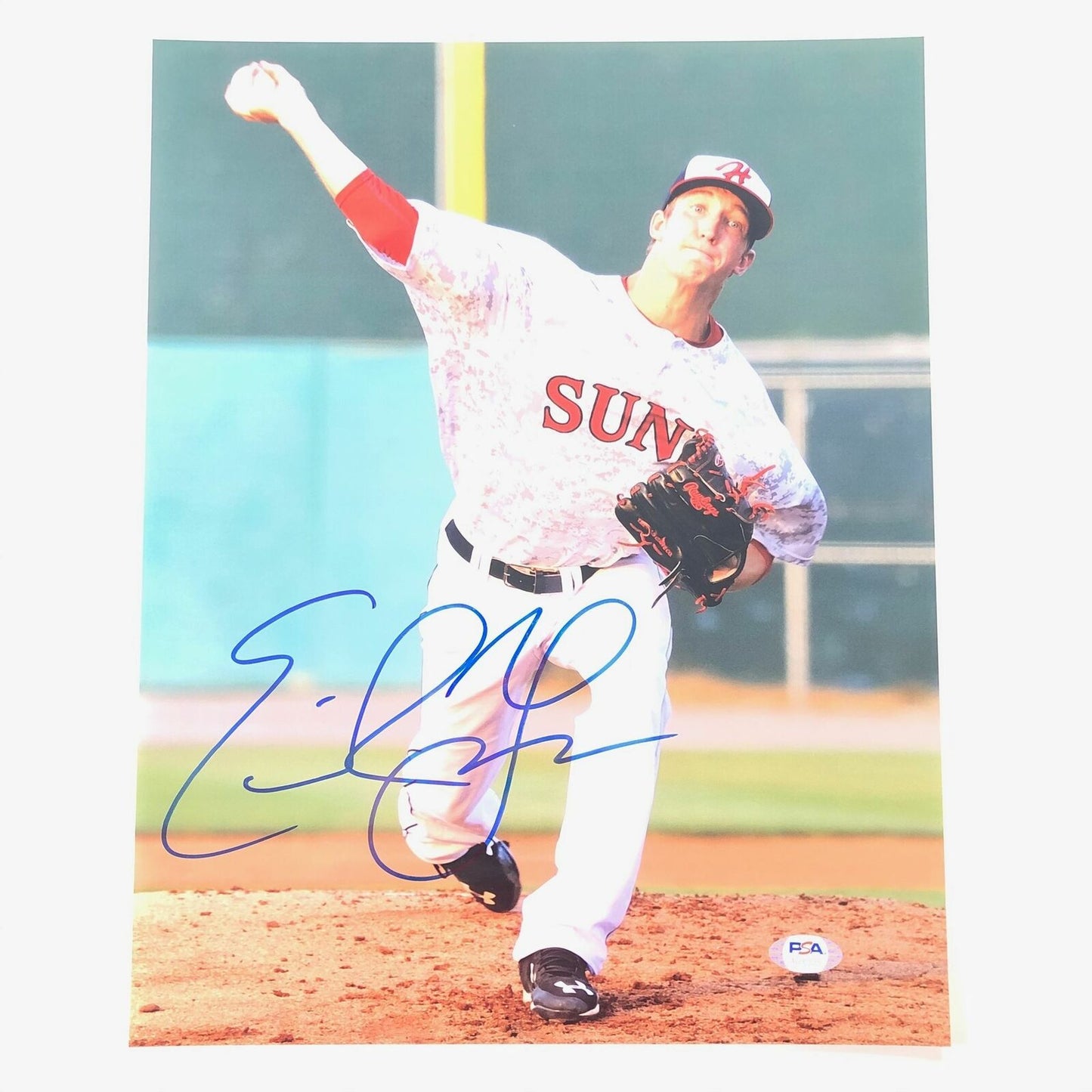 Erick Fedde signed 11x14 Photo PSA/DNA Nationals autographed