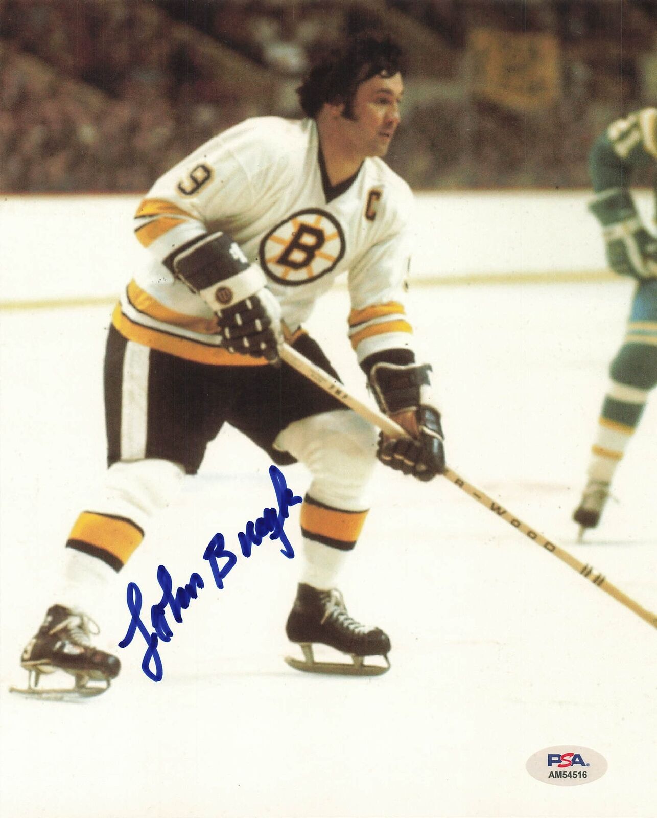 JOHNNY BUCYK signed 8x10 photo PSA/DNA Boston Bruins Autographed