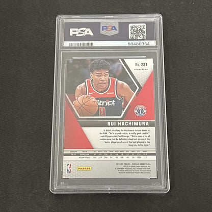 2019 Panini Mosaic #231 Rui Hachimura PSA 10