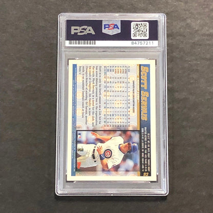 1998 Topps #92 Scott Servais Signed Card PSA Slabbed Auto 10 Cubs
