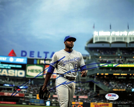 Lorenzo Cain signed 8x10 photo PSA/DNA Milwaukee Brewers Autographed