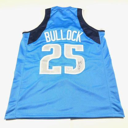 Reggie Bullock signed jersey PSA/DNA Dallas Mavericks Autographed