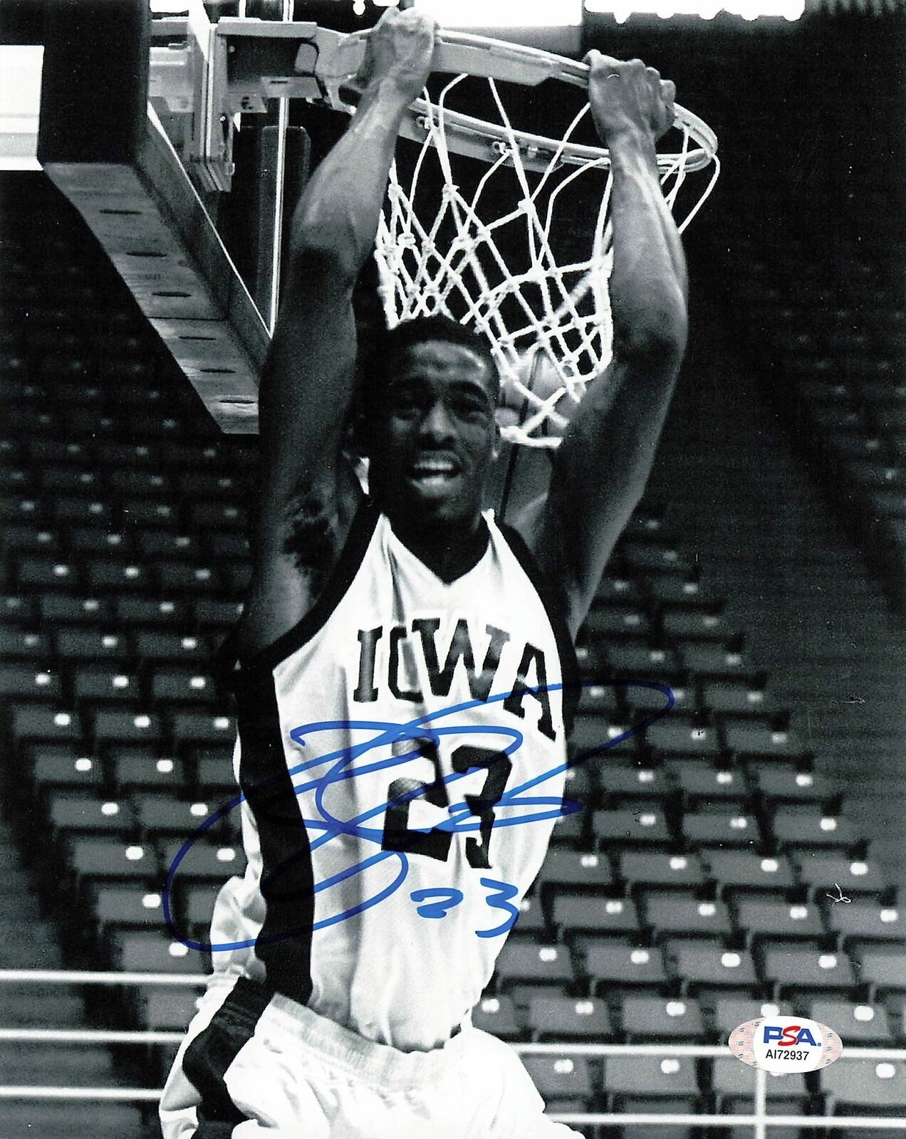 Ricky Davis signed 8x10 photo PSA/DNA Iowa Hawkeyes Autographed