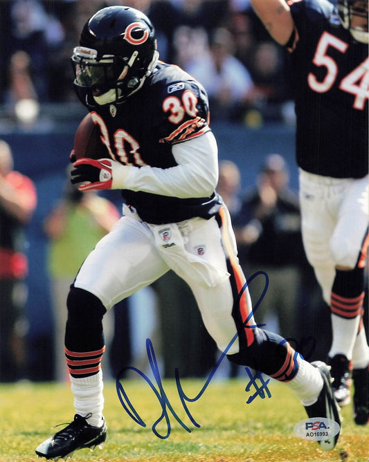 DJ MOORE Signed 8x10 photo PSA/DNA Chicago Bears Autographed