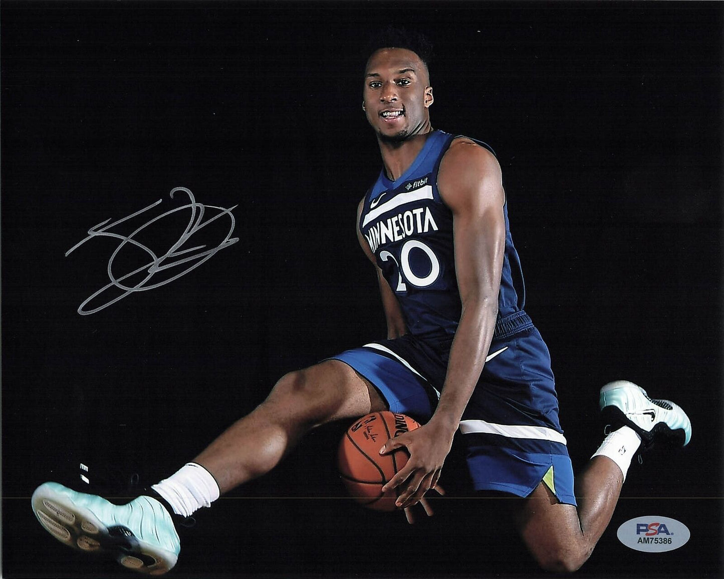 JOSH OKOGIE signed 8x10 photo PSA/DNA Minnesota Timberwolves Autographed