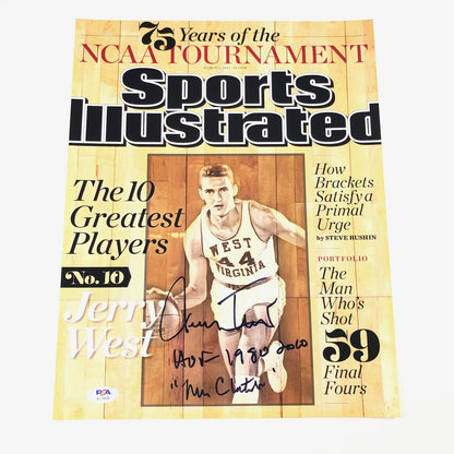 Jerry West signed 11x14 photo PSA/DNA Los Angeles Lakers Autographed