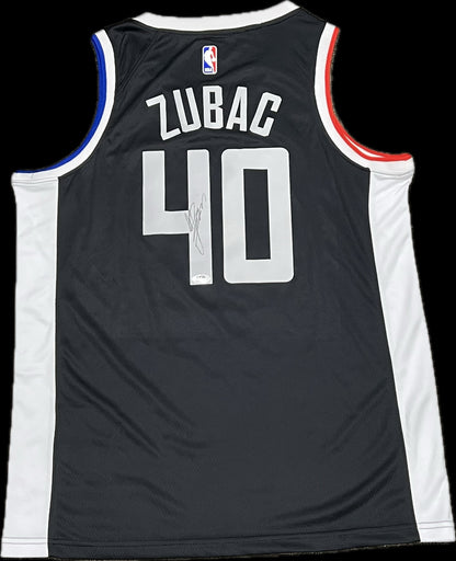 Ivica Zubac Signed Jersey PSA Los Angeles Clippers Autographed