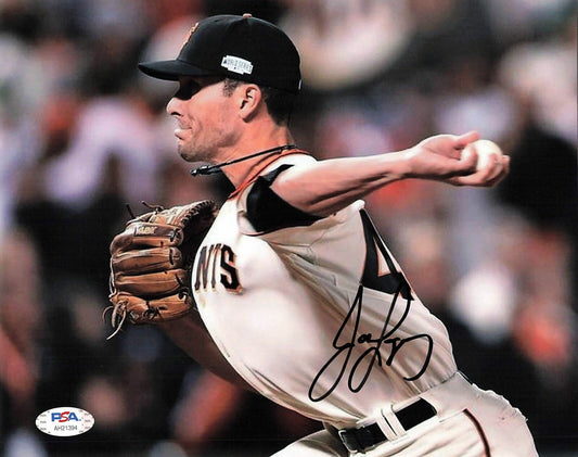 Javier Lopez signed 8x10 Photo PSA/DNA San Francisco Giants autographed