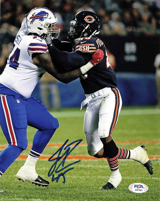 JOEL IYIEGBUNIWE Signed 8x10 photo PSA/DNA Chicago Bears Autographed