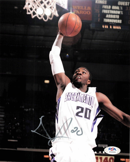 Donte Greene signed 8x10 photo PSA/DNA Sacramento Kings Autographed