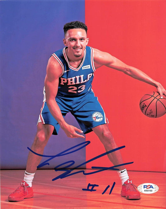 Landry Shamet Signed 8x10 photo PSA/DNA Philadelphia 76ers Autographed