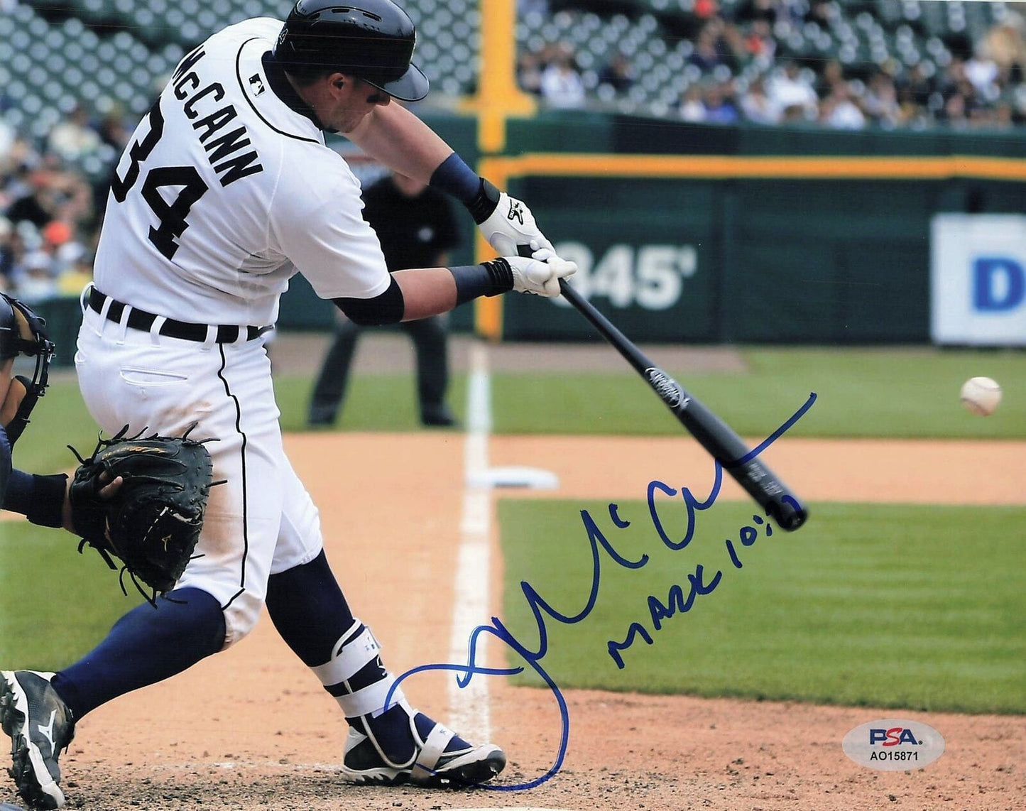 JAMES McCANN signed 8x10 photo PSA/DNA Chicago White Sox Autographed