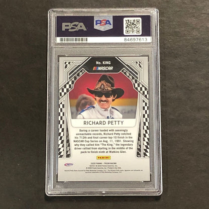 2020 Panini Prizm Racing #KING Richard Petty Signed Card AUTO PSA Slabbed Nascar