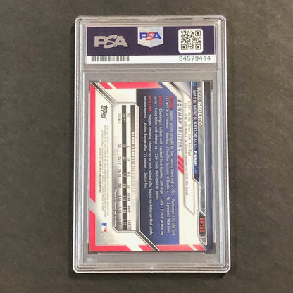 2016 Bowman Prospects #BP150 Lucas Giolito Signed Card PSA Slabbed Auto 10 Natio