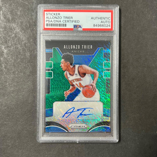 2019-20 Panini Prizm #SG-ATR Allonzo Trier Signed PSA/DNA Trading Card Autograph