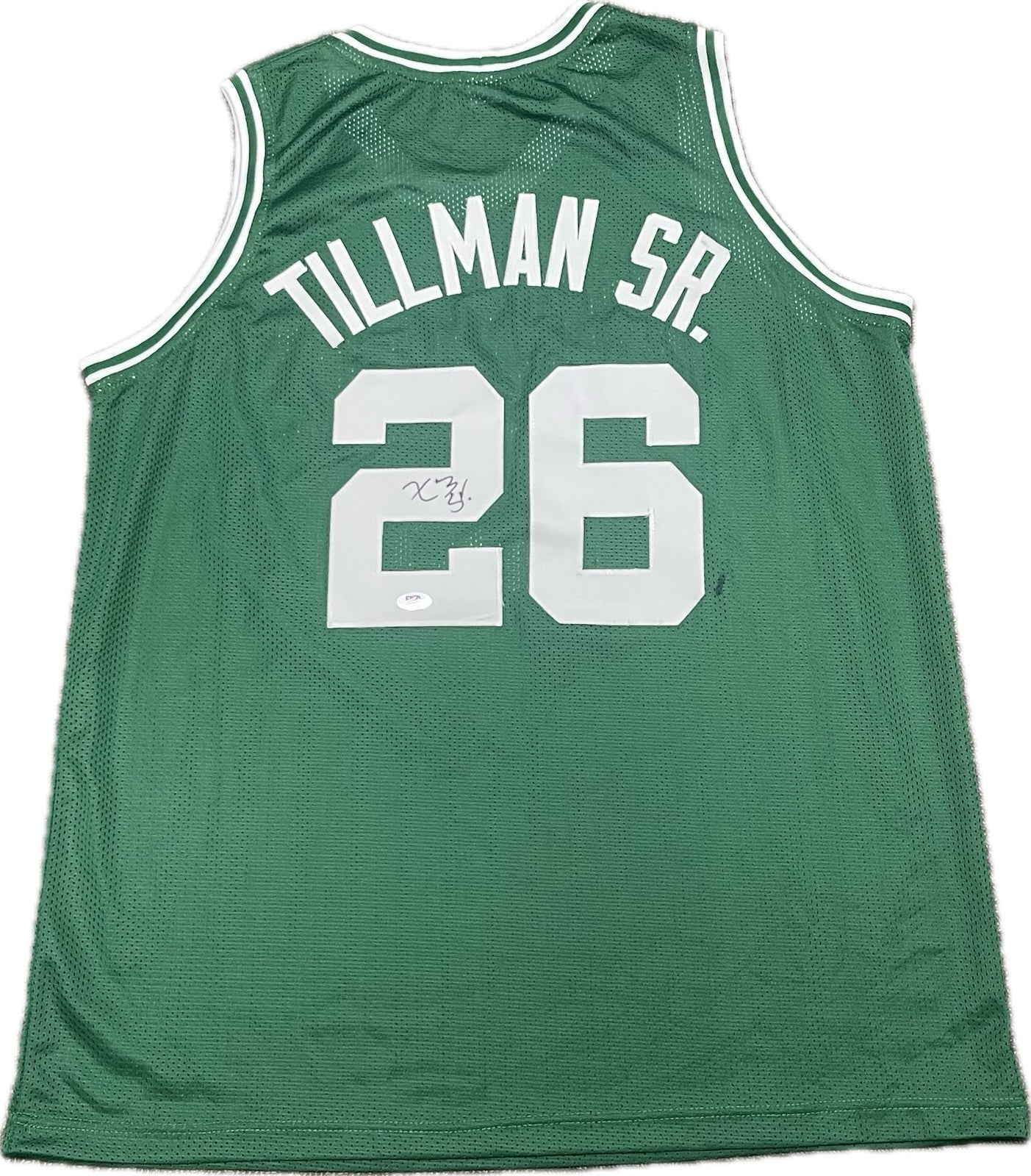 Xavier Tillman Sr. Signed Jersey Boston Celtics Autographed
