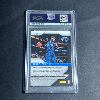 2018-19 Panini Prizm #149 Terrence Ross Signed Card AUTO PSA Slabbed Magic