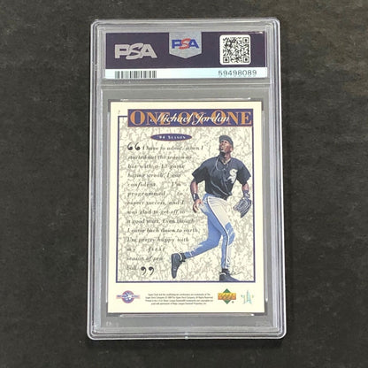 1995 U.D. Minor League #7 94 Season PSA 5 EX M.J. One on One