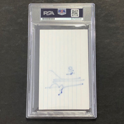 Mike Bibby signed cut PSA/DNA slabbed Autographed Kings