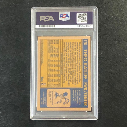 2000-01 Topps Heritage #176 Theo Ratliff Signed Card AUTO PSA Slabbed 76ers