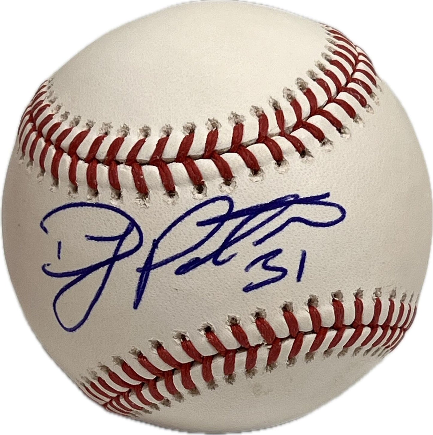 DJ Peters signed baseball PSA/DNA Los Angeles Dodgers autographed