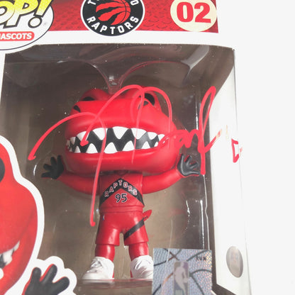 DAVID JOHNSON Signed The Raptor Funko Pop PSA/DNA Toronto Raptors Autographed