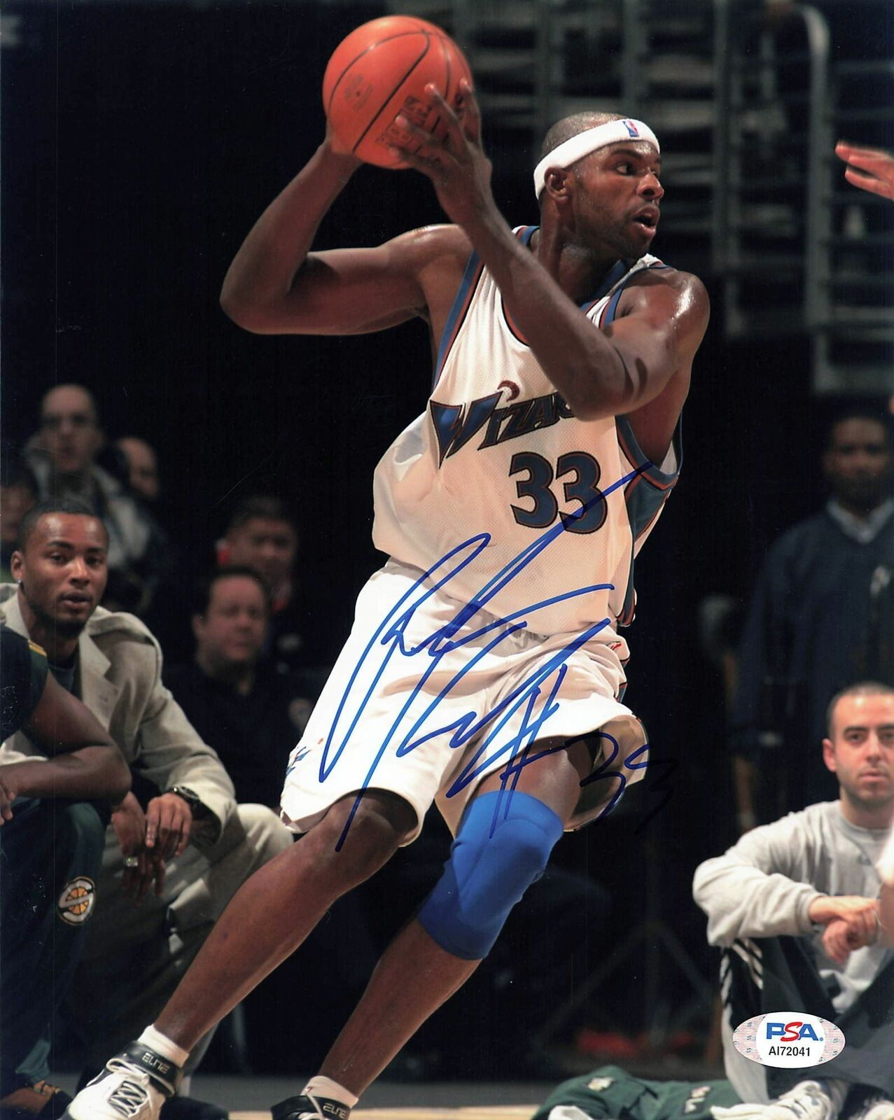 Brendan Haywood Signed 8x10 photo PSA/DNA Washington Wizards Autographed