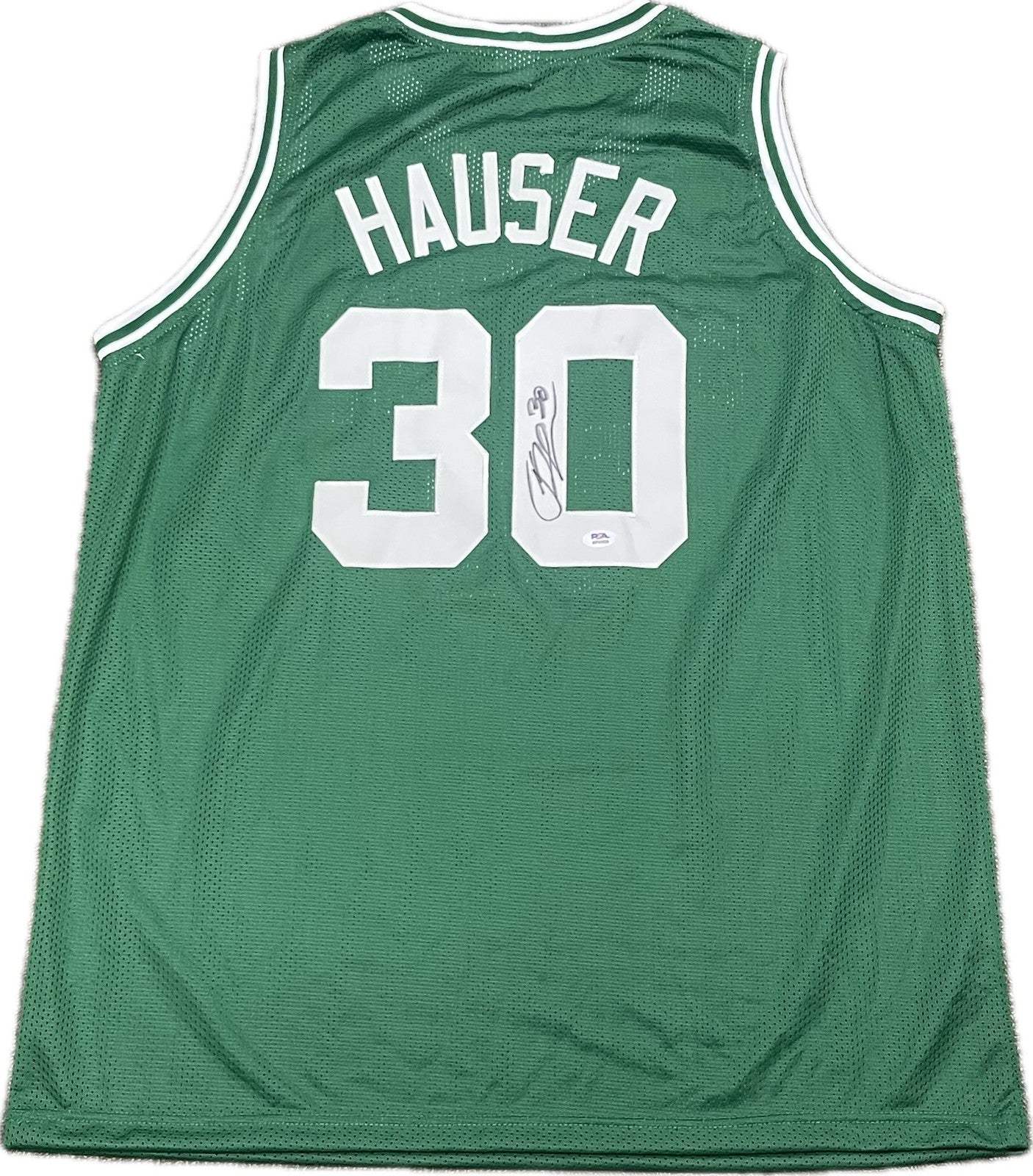 Sam Hauser Signed Jersey PSA Boston Celtics Autographed