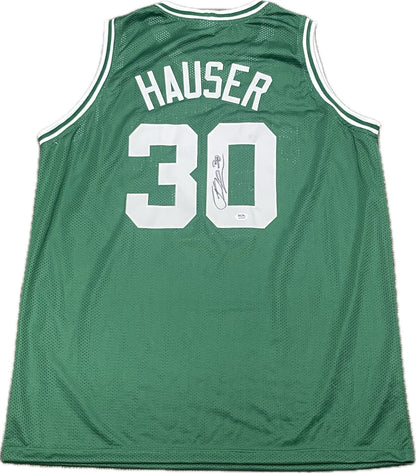 Sam Hauser Signed Jersey PSA Boston Celtics Autographed