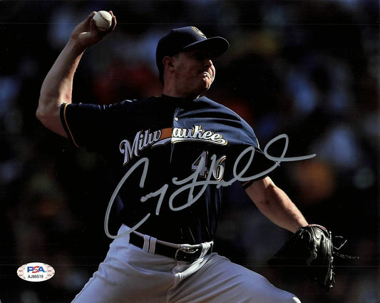 COREY KNEBEL signed 8x10 photo PSA/DNA Milwaukee Brewers Autographed