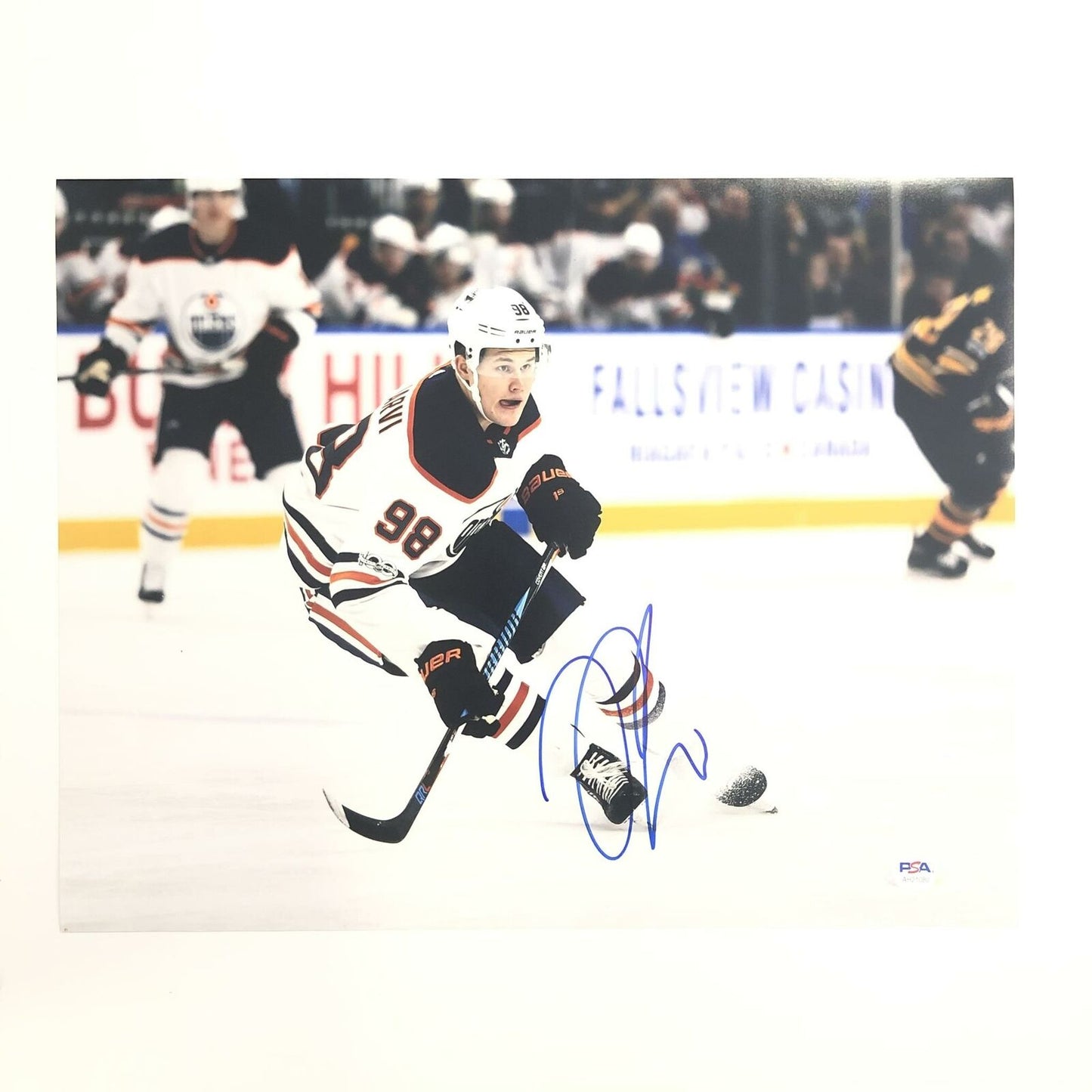 Jesse Puljujarvi signed 11x14 photo PSA/DNA Edmonton Oilers Autographed