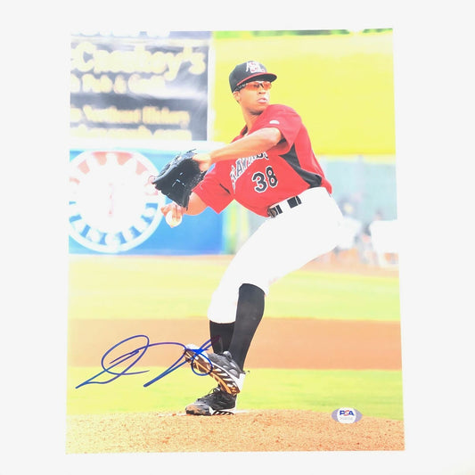 Dillon Tate signed 11x14 Photo PSA/DNA Orioles autographed