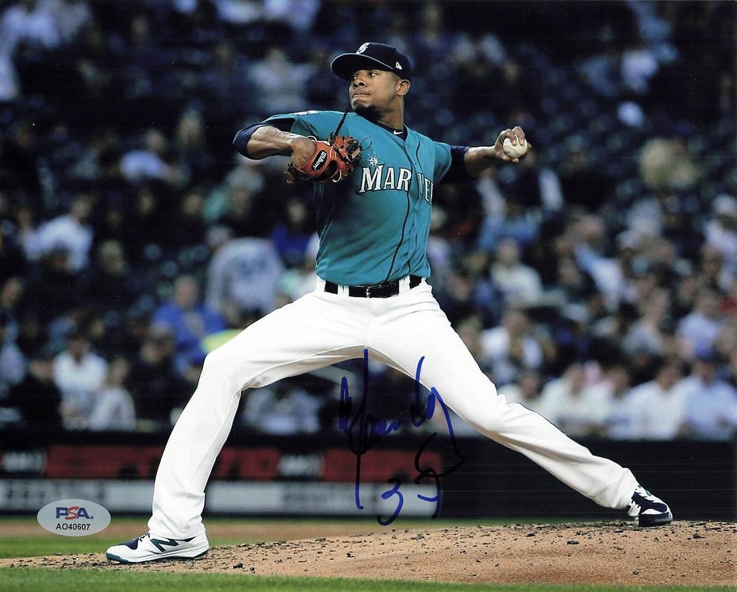 Ariel Miranda signed 8x10 photo PSA/DNA Seattle Mariners Autographed