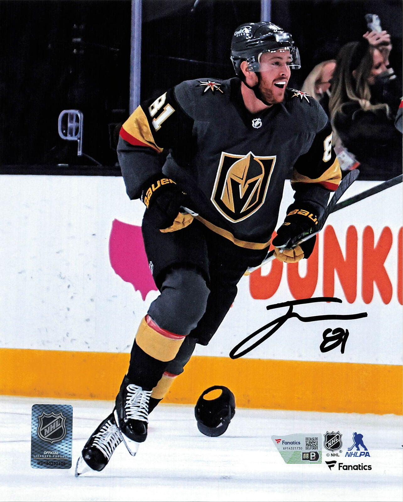 Jonathan Marchessault signed 8x10 Photo PSA/DNA Vegas Golden Knights Autographed